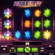 SpinPanda - Machine à Sous Starburst - NetEnt